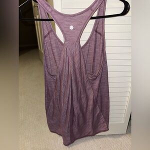 lululemon athletica Purple mauve Women's racerback flowy tank Top